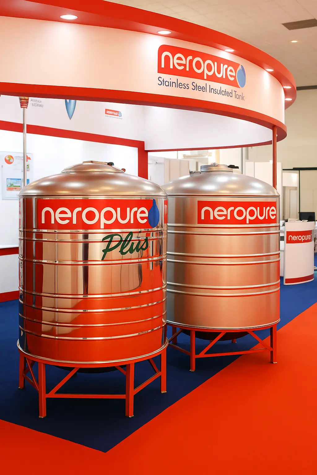 Neropure stainless steel water tank